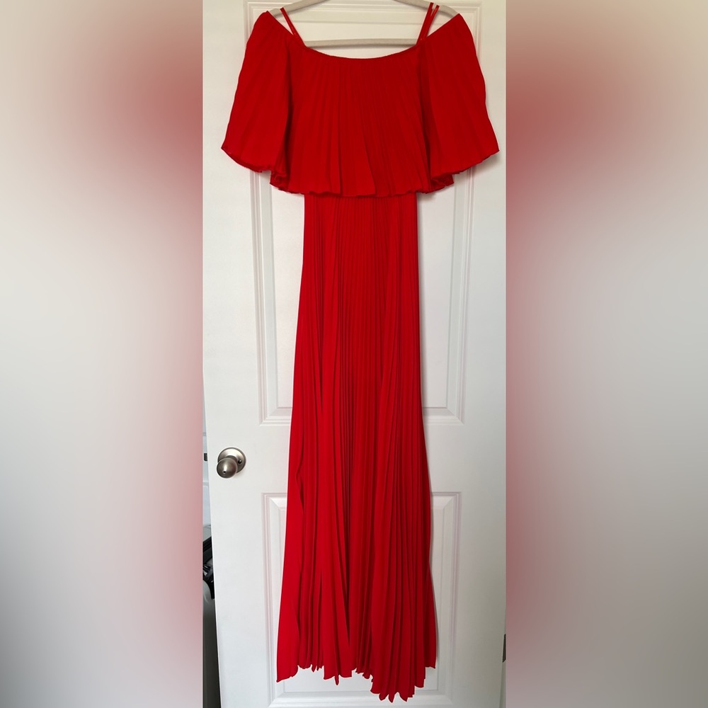 Off the shoulder maxi dress